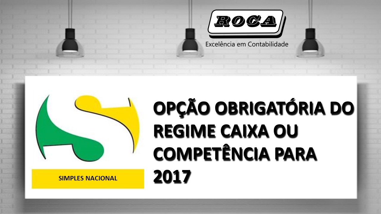 Regime Caixa Ou Competencia 2017 Roca