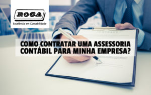 Contratar Assessoria Contábil - ROCA CONTABILIDADE