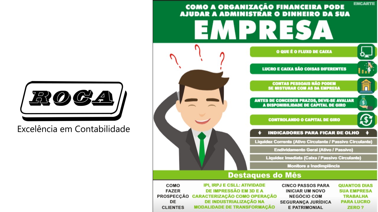 Como A Organização Financeira Pode Ajudar A - Roca Contábil