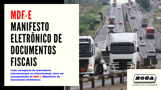 Mdf E – Manifesto Eletrônico De Documentos Fiscais - Contabilidade No Morumbi - SP | Roca Contábil