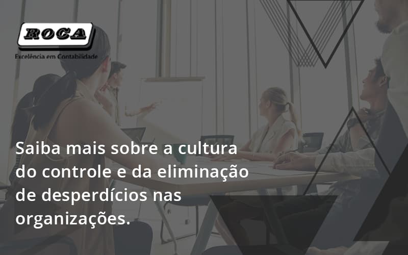 Saiba Mais Sobre A Cultura Do Controle E Da Eliminação De Desperdícios Nas Organizações. Roca - Contabilidade No Morumbi - SP | Roca Contábil