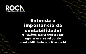 Entenda A Importancia Da Contabilidade 6 Razoes Para Contratar Agora Um Servico De Contabilidade No Morumbi Blog - ROCA CONTABILIDADE