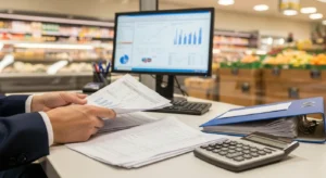 Entenda o DRE para supermercados e enxergue a margem por setor (açougue, hortifruti, mercearia). Decida com dados, sem “achismo”, mês a mês.
